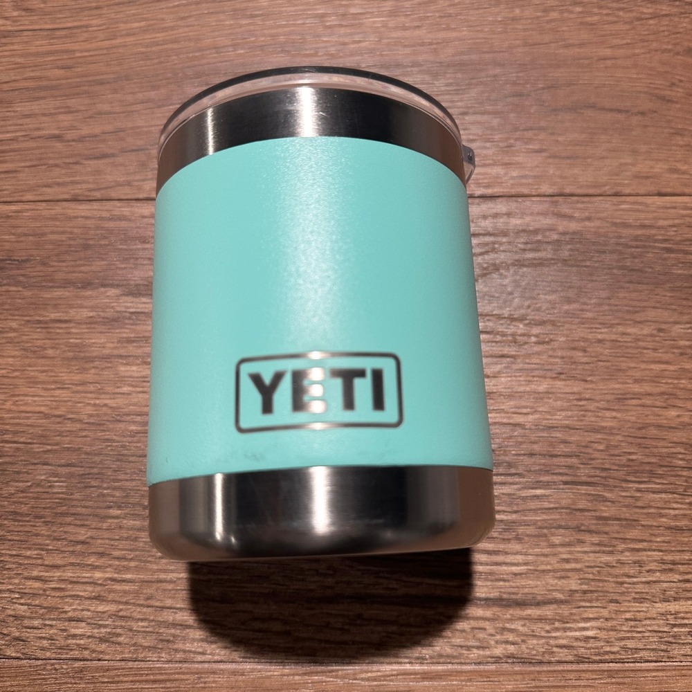 YETI Rambler 10 oz Lowball Seafoam Stainless Steel Tumbler with MagSlider Lid